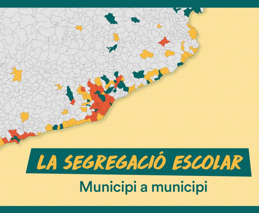 Mapa interactiu: l’evolució de la segregació escolar, municipi a municipi